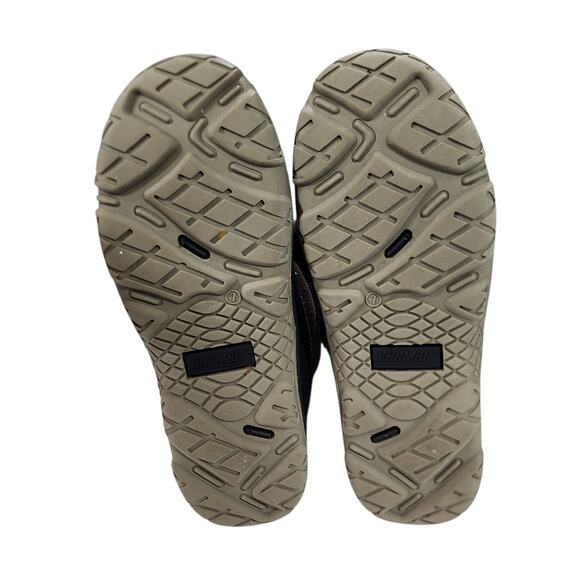 Khombu Snow Boots Women 7 Youth 5 Slope Leather‎ Faux Fur Waterproof Lace Up 10" - Picture 9 of 14